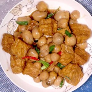 Nấm kho đậu hũ