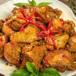 Gà kho xả ớt
