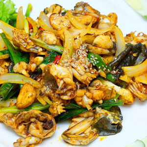 Ếch xào lăn