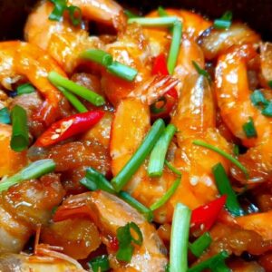 Tôm rim thịt
