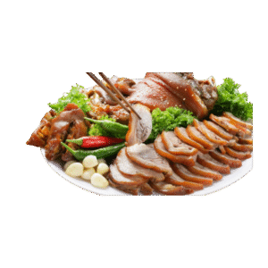 Giò heo nấu giả cầy