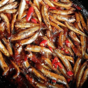 Cá cơm kho tiêu